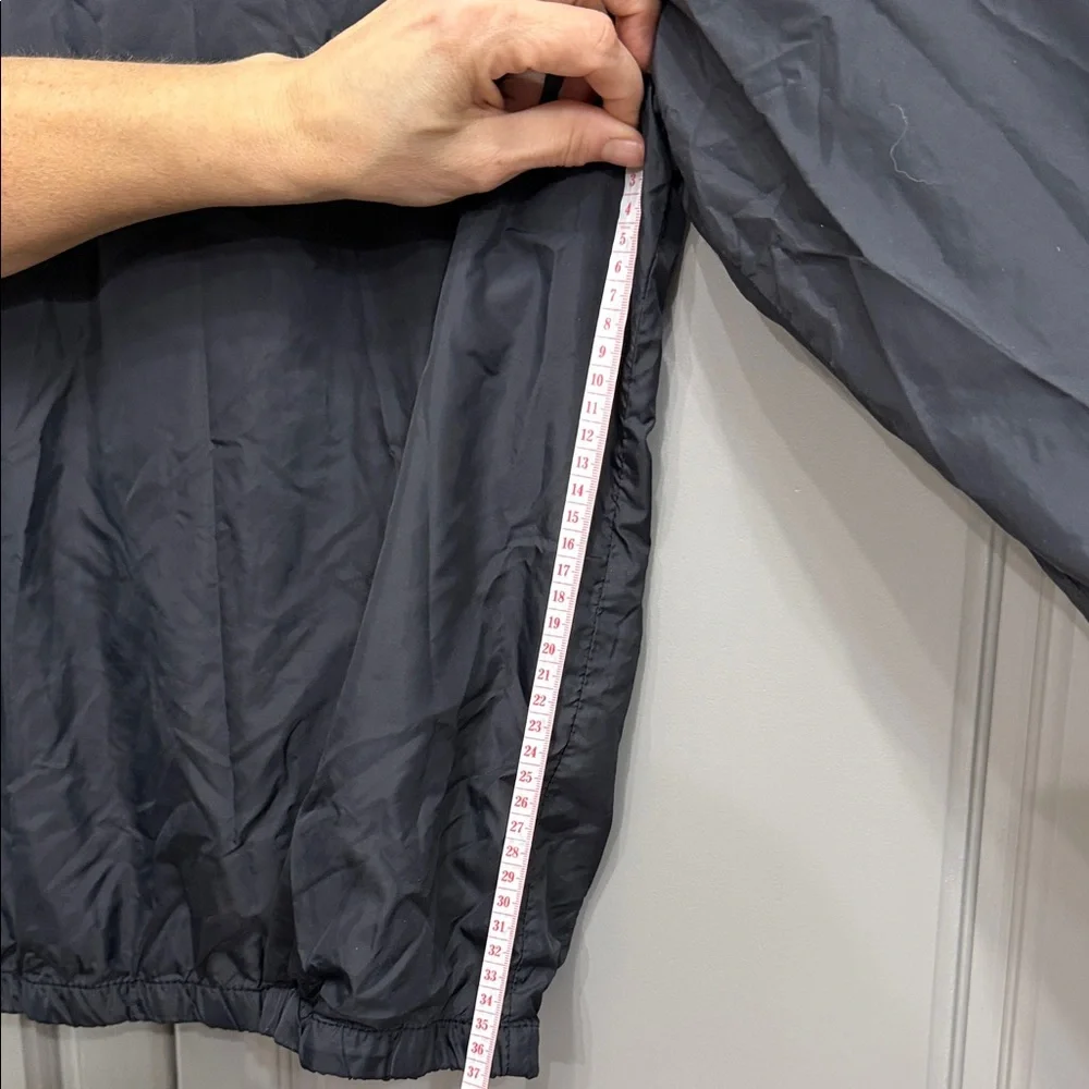 Hurley Black wind breaker Jacket with Multicolor Logo - Picture 10 of 11